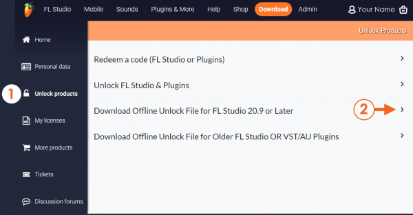 How to unlock FL Studio from trial using the Toolbar 'HELP